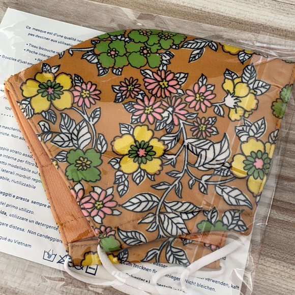 ❤️ Tory Burch Floral Printed Face Mask New💐 - Picture 4 of 5